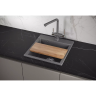 Кухонная мойка GRANULA ESTETICA ES-4701 графит (черно-серый) 4701 GPAFIT